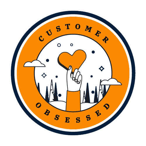 illustration of customer obsessed icon