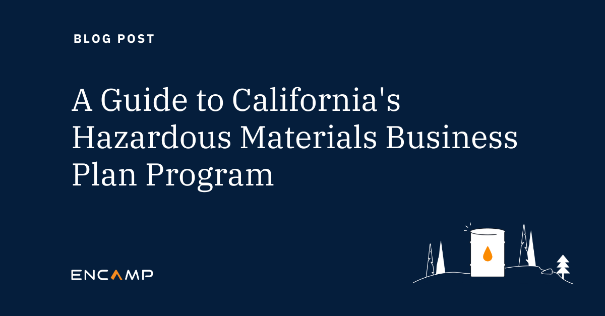 hazardous materials business plan california