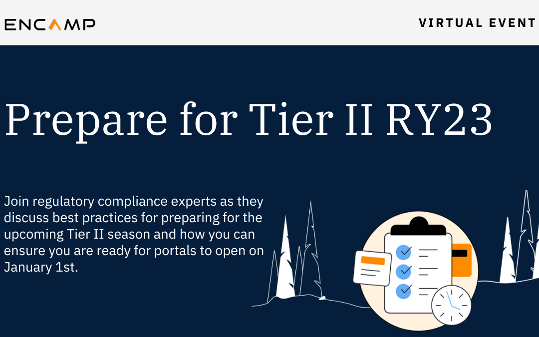 Thank You – Prepare for 2023 Tier II Reporting – On Demand